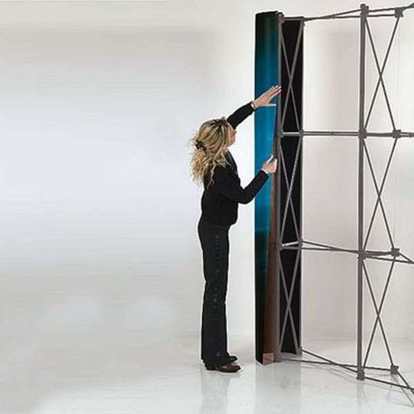 Pop-up Wall Curved, 3 sections