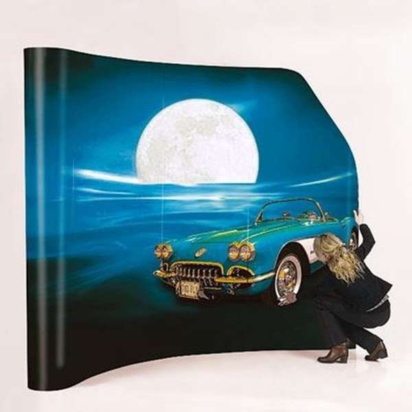 Pop-up Wall Curved, 3 sections