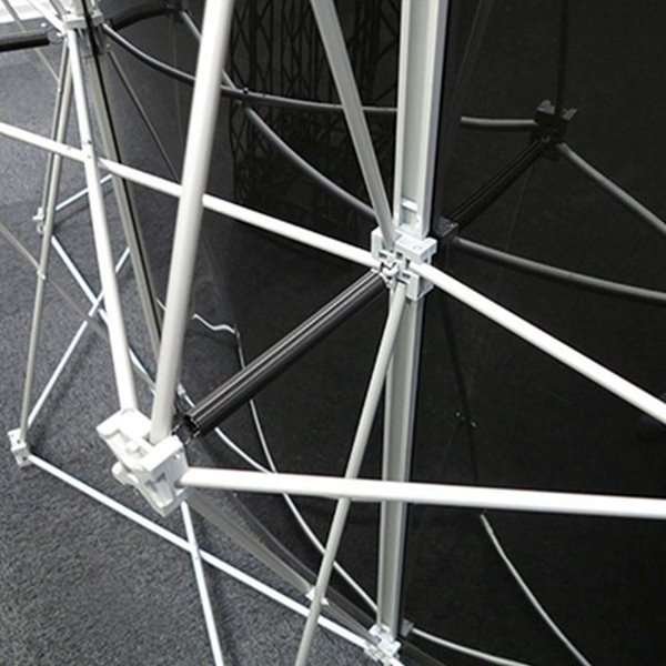 Pop-up Wall Curved, 3 sections