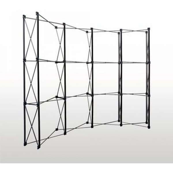 Pop-up Wall Curved, 3 sections