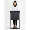 Wood Podium, black, with bag #16