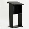 Wood Podium, black, with bag #5