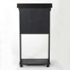Wood Podium, black, with bag #10