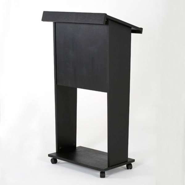 Wood Podium, black, with bag