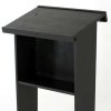 Wood Podium, black, with bag #13