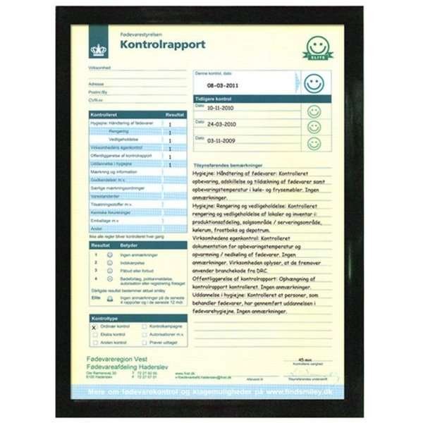 Double Sided Window Frame A4 Plast, Black