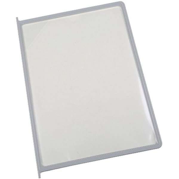 Poster Pocket for Reference Racks - 10 pcs. - Grey/Beige