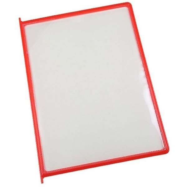 Poster Pockets for Reference Racks - 10 pcs. - Red
