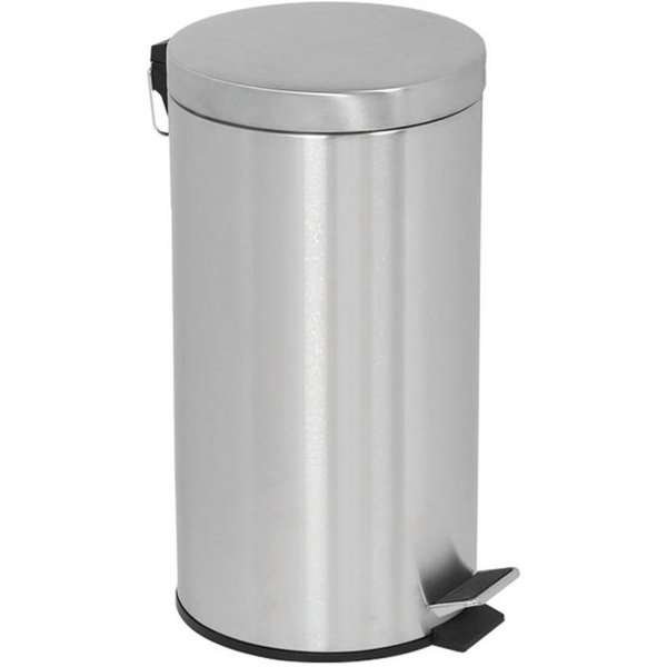Pedal Trash Can, 20 L - Silver