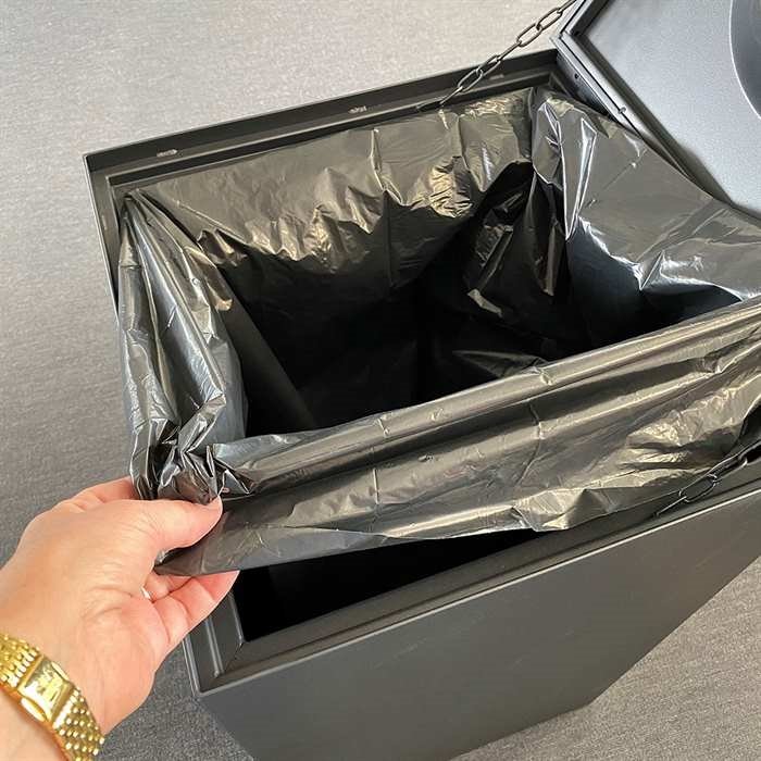 Waste Bin Outdoor, black, maxi 120 L