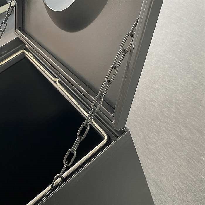 Waste Bin Outdoor, black, maxi 120 L