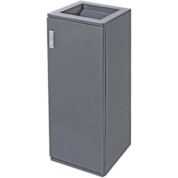Waste Bin, Square, RAL 9007