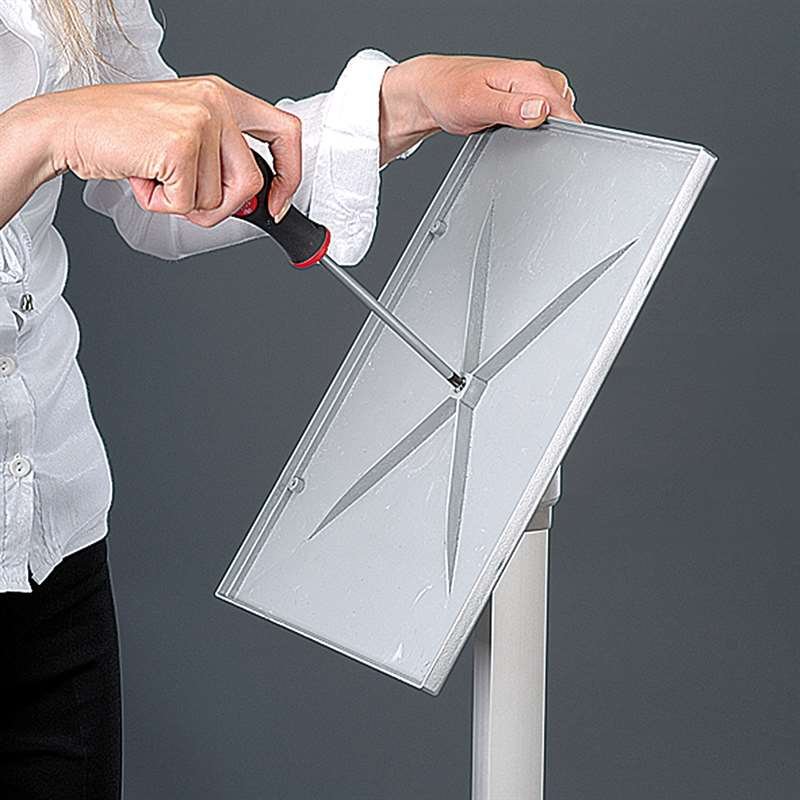 Adjustable Infoboard Flex, A3 mitred