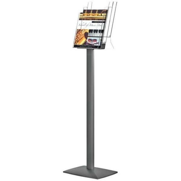 Pillar Leaflet Dispenser 3xA4