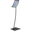 Infostand Curved Black Vertical/Horizontal  A4 #1