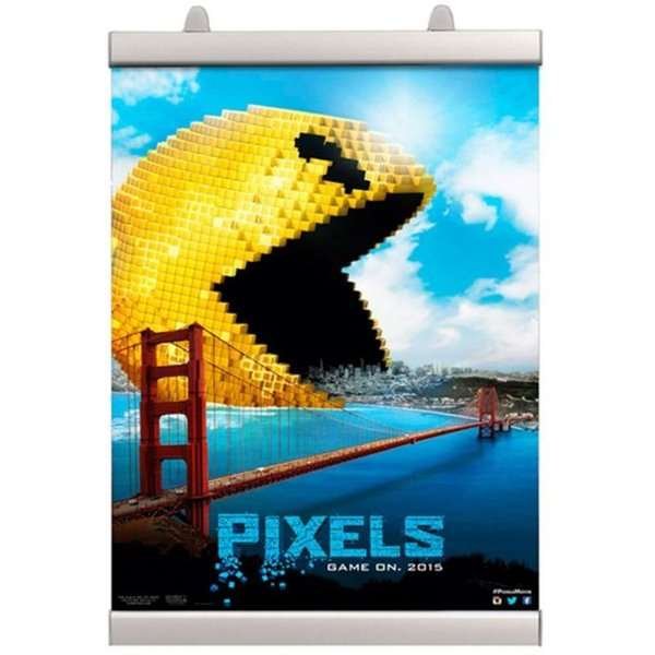 Poster-Clamp, 100 cm, alu/silver