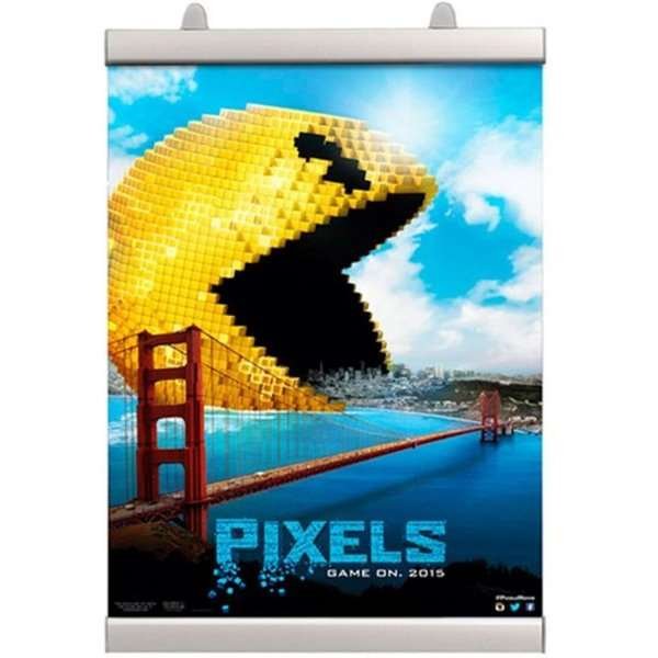 Poster-Clamp, 85 cm, alu/silver