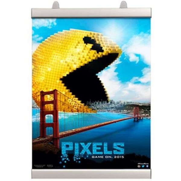 Poster-Clamp, 60 cm, alu/silver