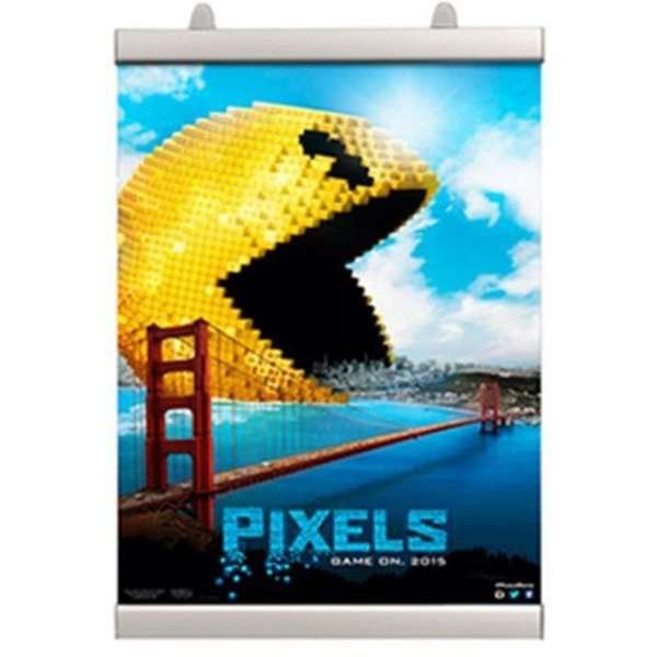 Poster-Clamp, 42 cm, alu/silver