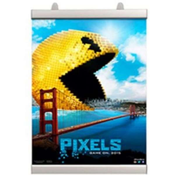 Poster-Clamp, 21 cm, alu/silver