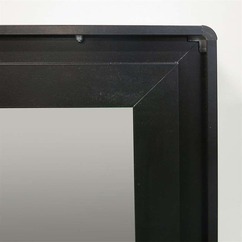 INFOBOX magnetic w/lock 4xA4 - Black