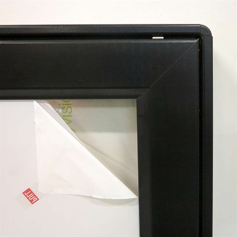 INFOBOX magnetic w/lock 4xA4 - Black