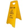 Caution Board, yellow, texted with 