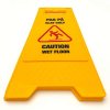 Caution Board, yellow, texted with: 