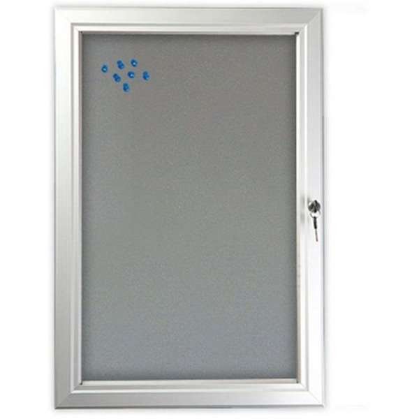 INFOBOX felt w/Lock 6xA4 Alu