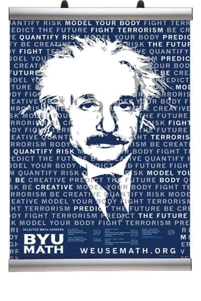 Banner-Line posterlist set, 135 cm, alu/silver