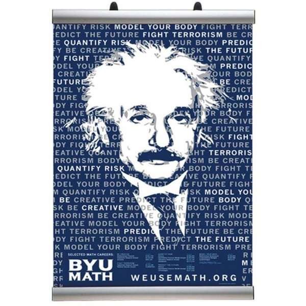 Banner-Line posterlist set, 100 cm, alu/silver