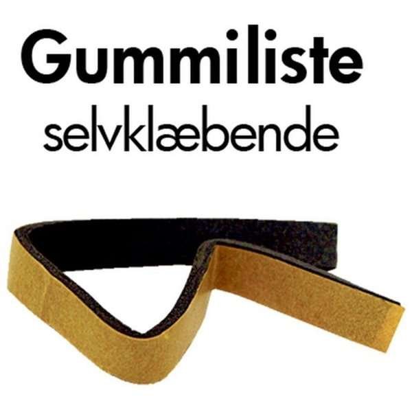 Black rubber tape, for Poster-Line and Watersafe profil