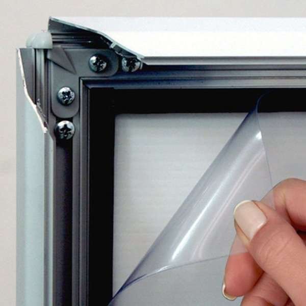 Black rubber tape, for Poster-Line and Watersafe profil