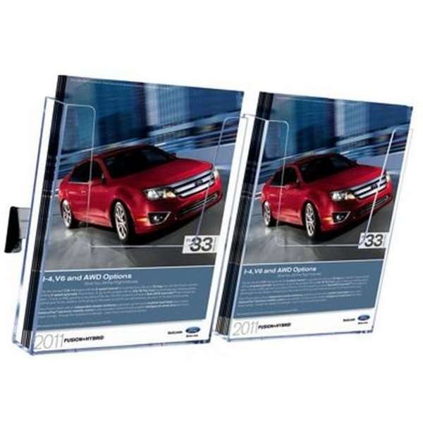 Wall Dispenser List, with 2 x A4 acrylic holders