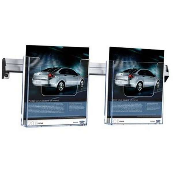 Wall Dispenser List, with 2 x A5 acrylic holders