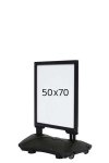 Wind-Sign Waterbase Budget Pavement Board, black, 50 x 70 cm #1