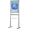 Info-Line Poster, double sided stand A1, with 2 acrylic shelves #1