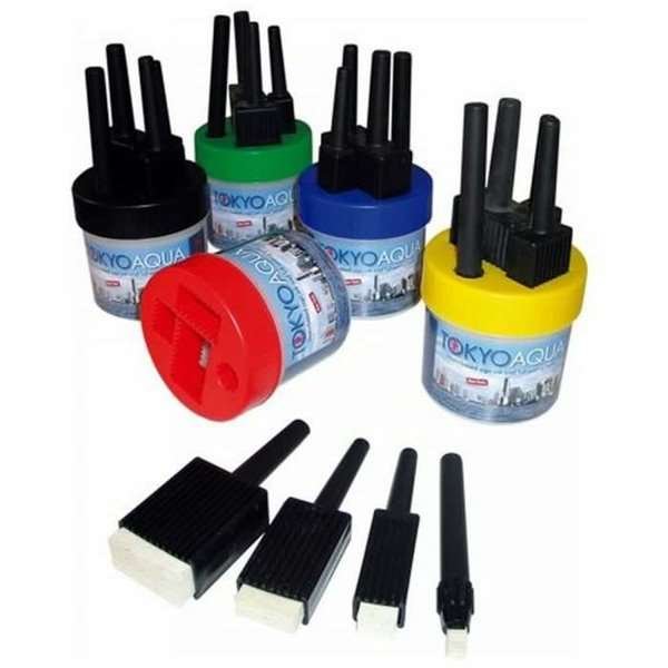 TOKYO AQUA 4 feltpen set  black