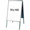 Alu-Line Rondo Pavement Board, silver, 70 x 100 cm #1