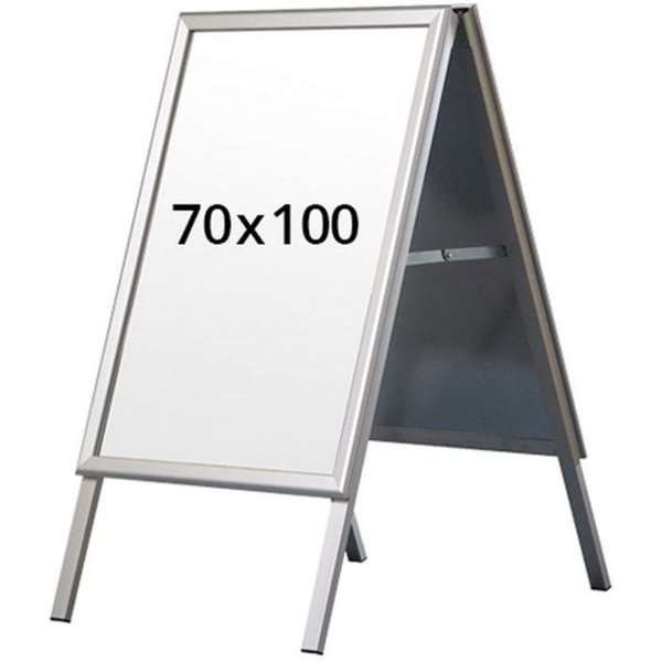 Alu-Line Standard Pavement Board, silver, 70 x 100 cm