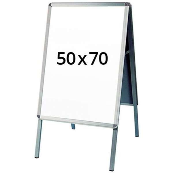 Alu-Line Rondo Pavement Board, silver, 50 x 70 cm