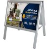 Alu-Line A3 Pavement Board, horizontal, with snap frames #1