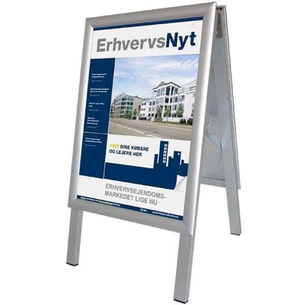 Alu-Line A3 Pavement Board, vertical, with snap frames