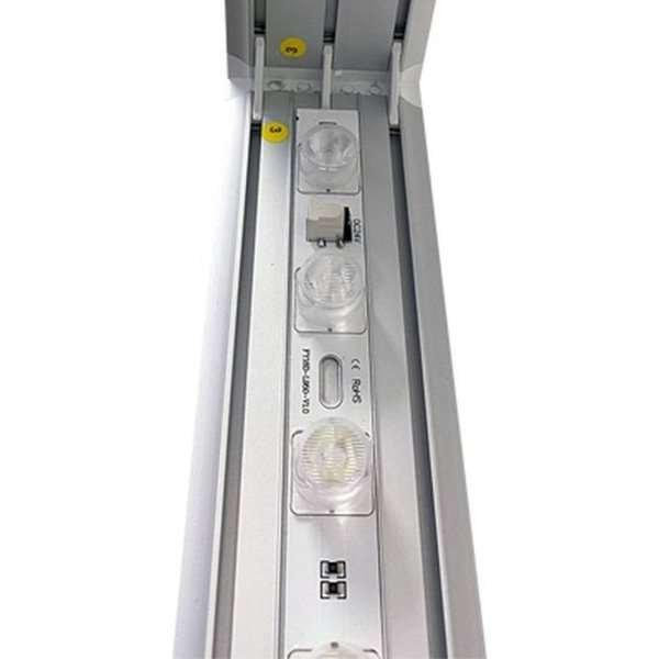 LED-Tex Light Box Stand, double sided, 100 x 200 cm