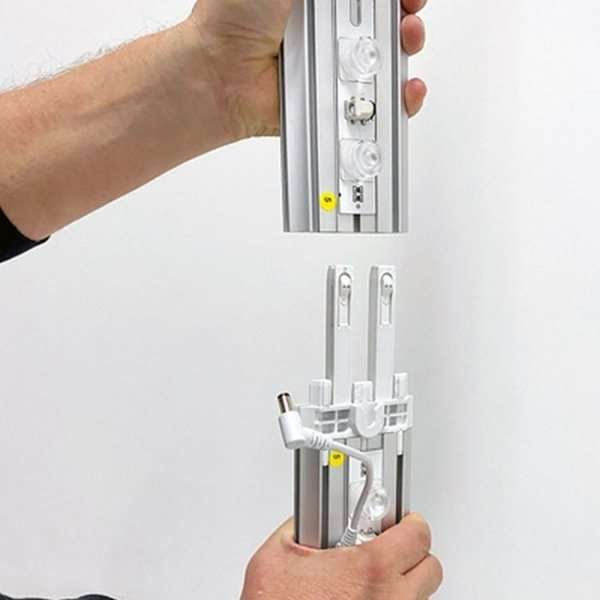 LED-Tex Light Box Stand, double sided, 100 x 200 cm