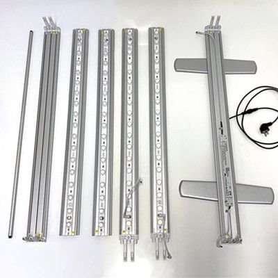 LED-Tex Light Box Stand, double sided, 85 x 200 cm