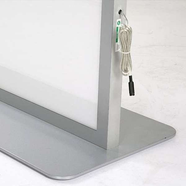 Totem LED Stand, double sided, 59,4 x 168 cm