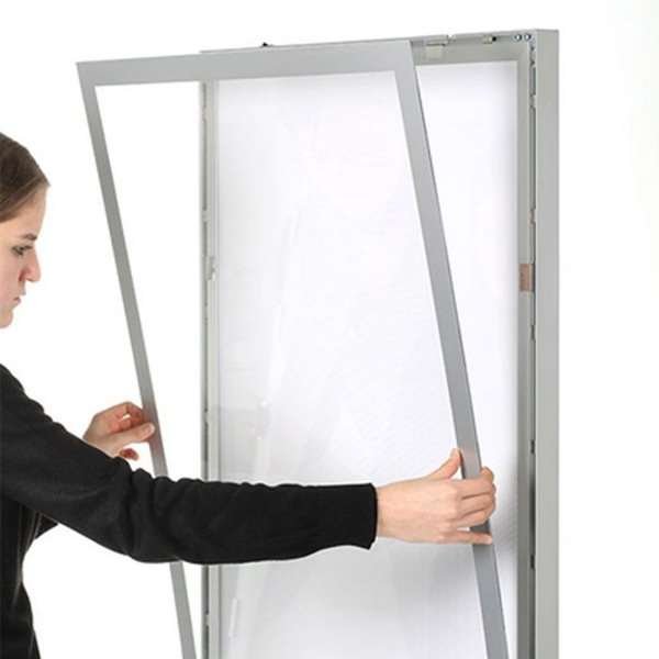 Totem LED Stand, double sided, 59,4 x 168 cm