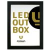 CROWN  LED OUT BOX, A0 double sided - black #5