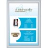 Alu snap frame, 30 mm, 70 x 100, silver #1